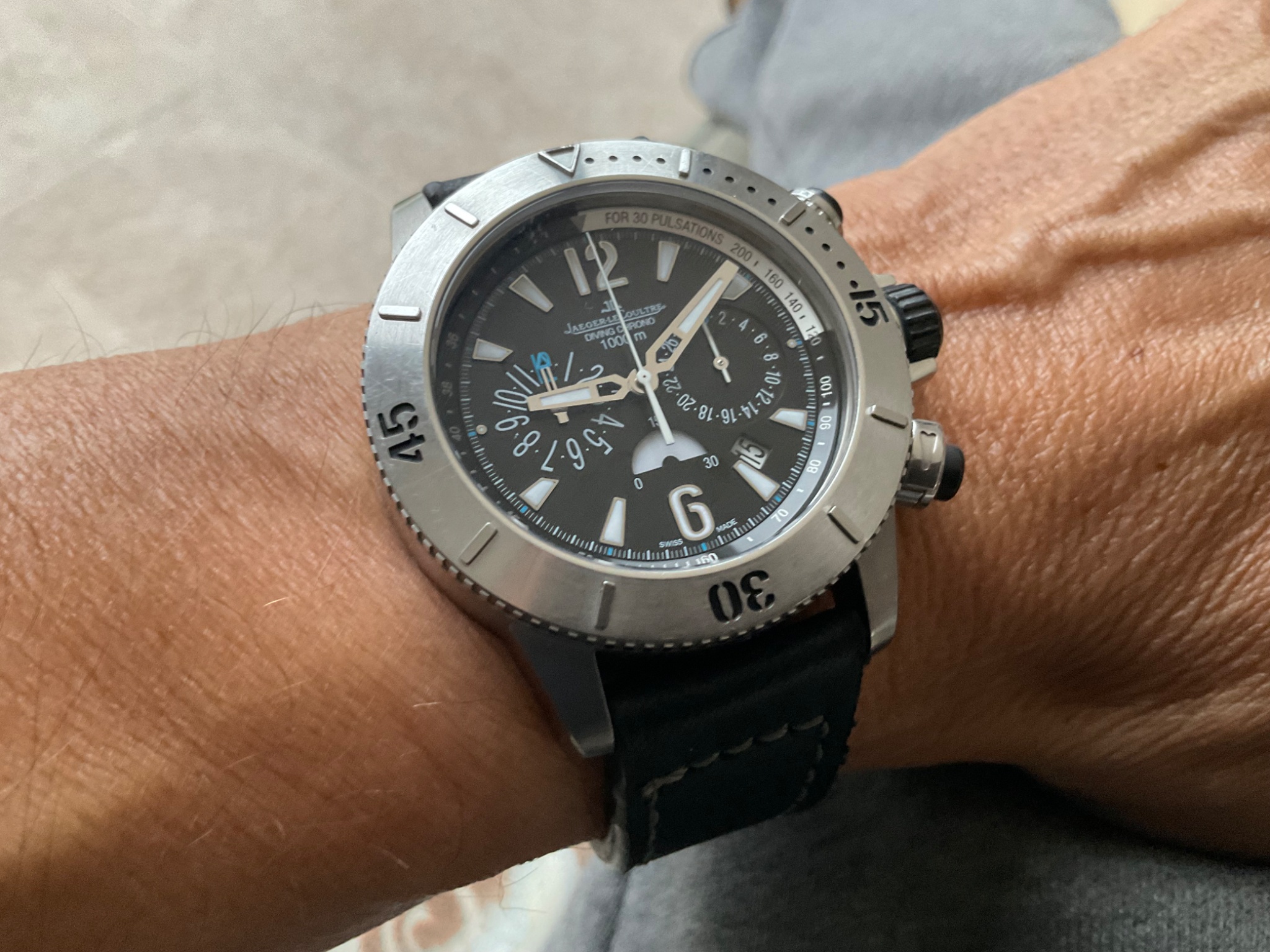 Watch by Jaeger LeCoultre, Jaeger-LeCoultre, Master Compressor Diving , Diving Chronograph 