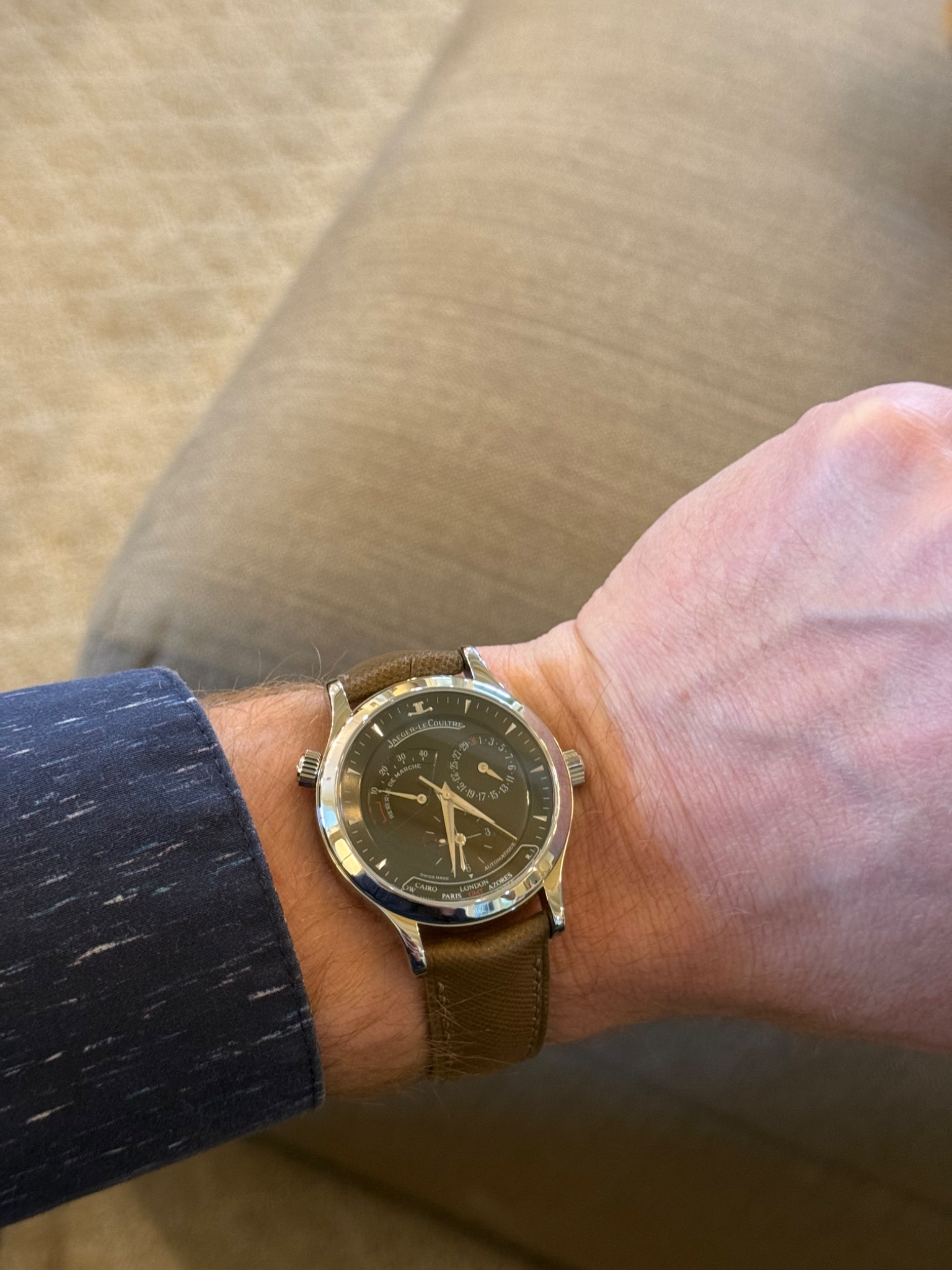 Watch by Jaeger LeCoultre, Master Geographic, Jaeger-LeCoultre