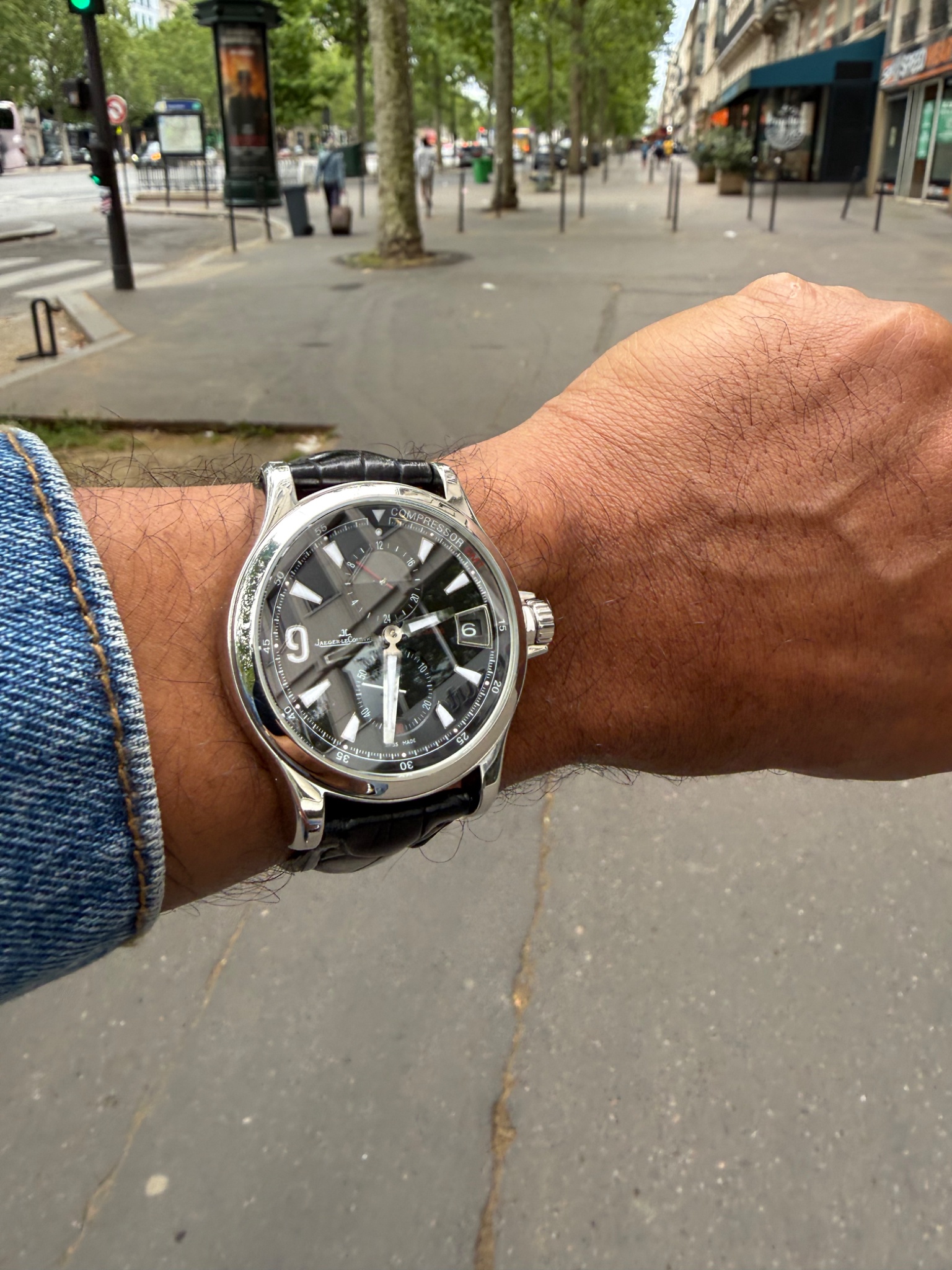 Watch by Jaeger LeCoultre, Master Compressor, Q1778470, Master Compressor GMT