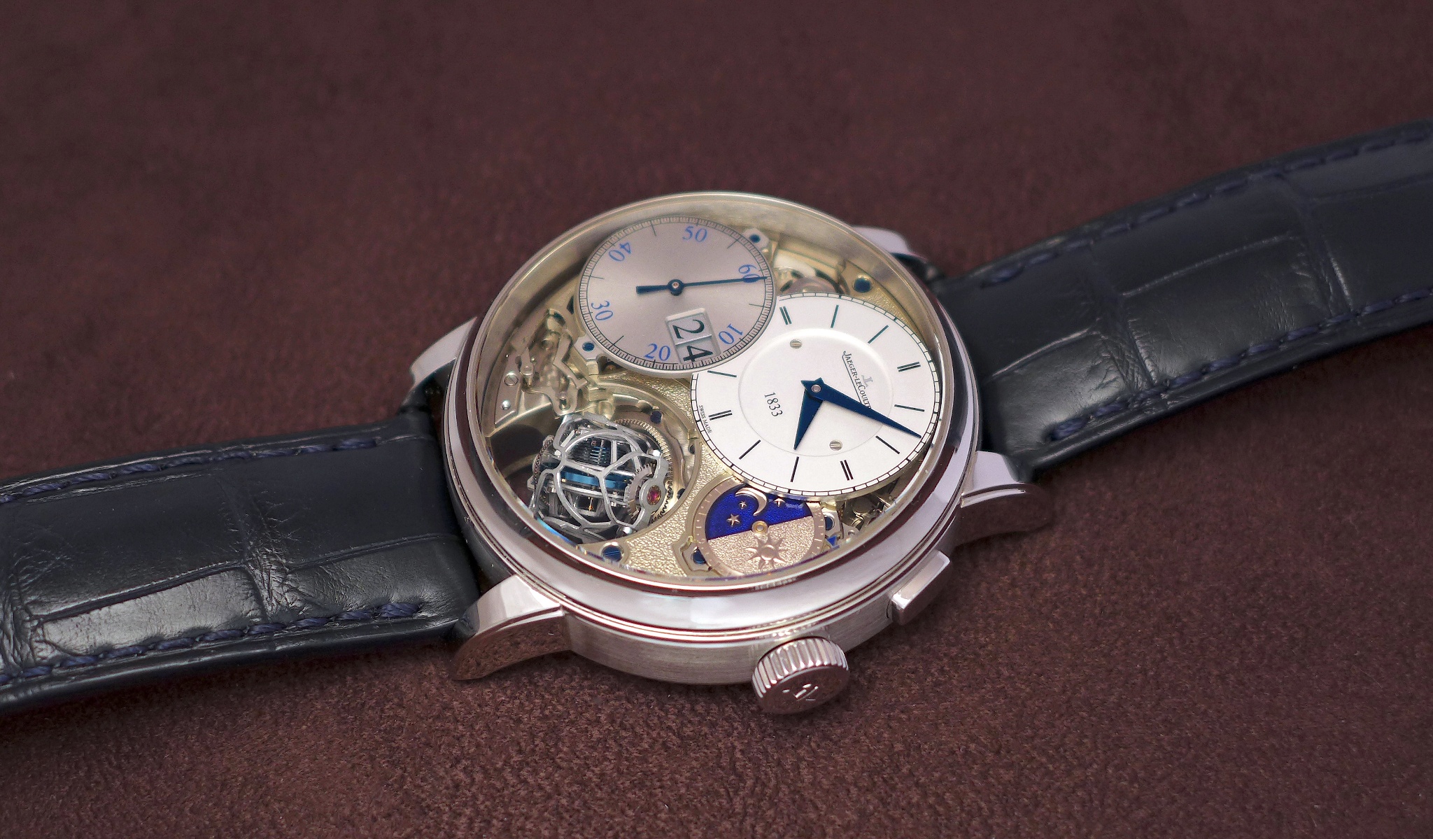 Watch by Jaeger LeCoultre, Gyrotourbillon three