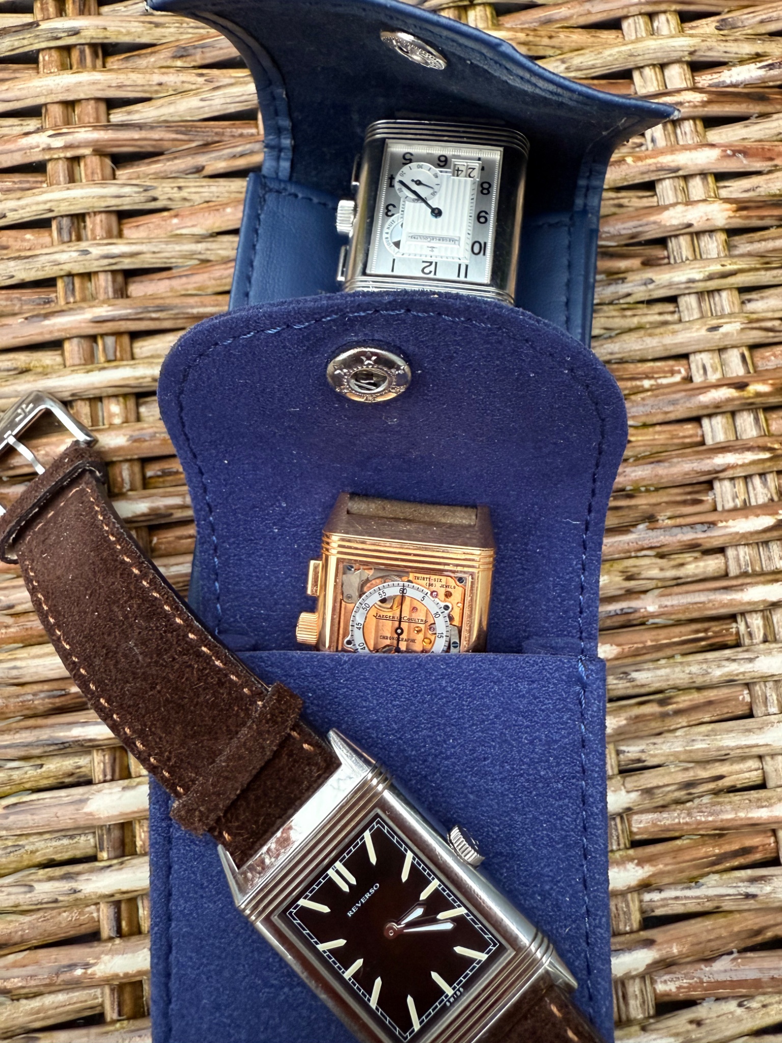 Watch by Jaeger LeCoultre, Reverso Tribute, Reverso Grande GMT, Reverso Grande, Reverso, Jaeger-LeCoultre
