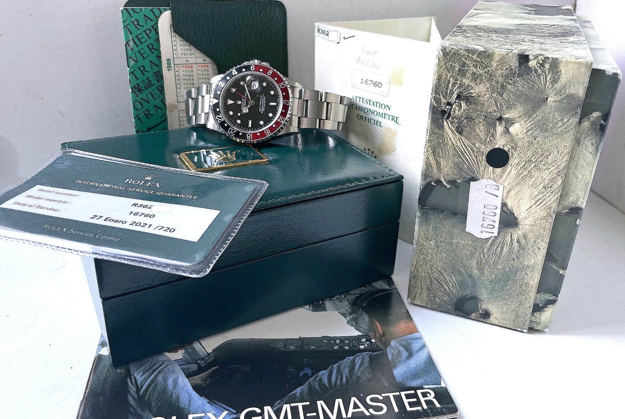 Watch by Rolex, GMT Master, GMT Master II, 16760