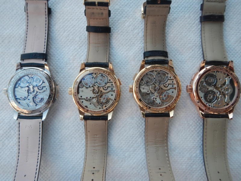 Reverse view. Each finished beautifully.