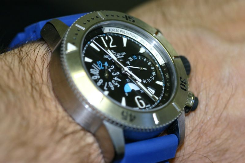 Blue JLC Dive Rubber Strap