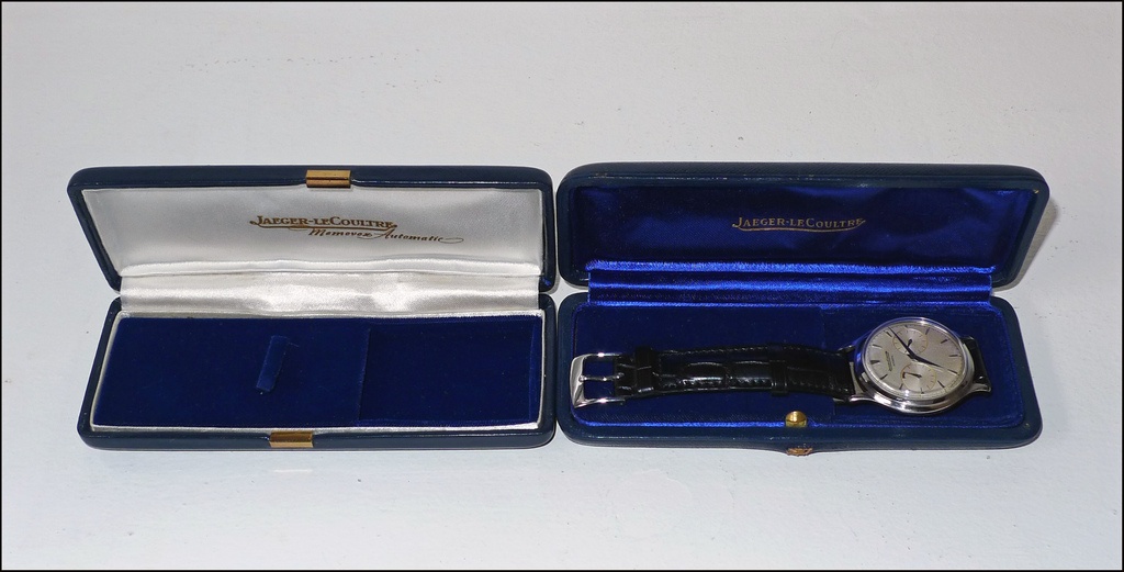 Jaeger-LeCoultre【ネイビー ボックス/時】ボックス レベルソ Stainless Steel Men Watch Manual winding Reverso Tribute