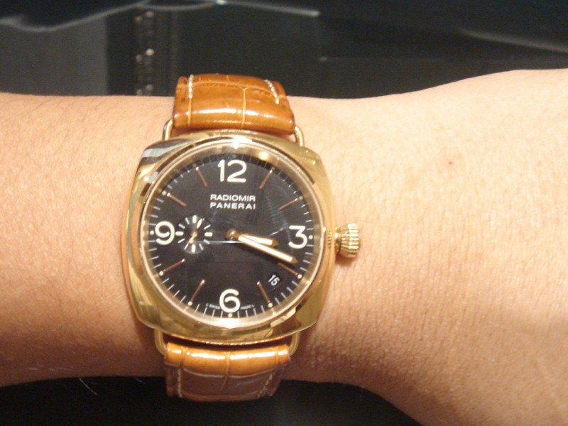 Panerai PAM 105 RG (wrist)