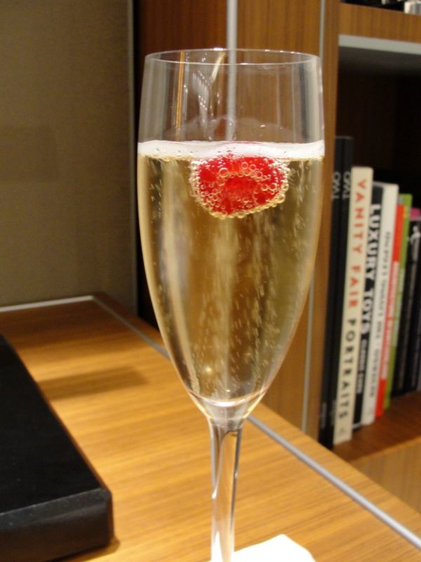 A little bubbly!