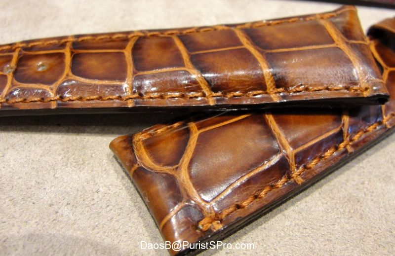 Look at the scale, finish and color on this strap!