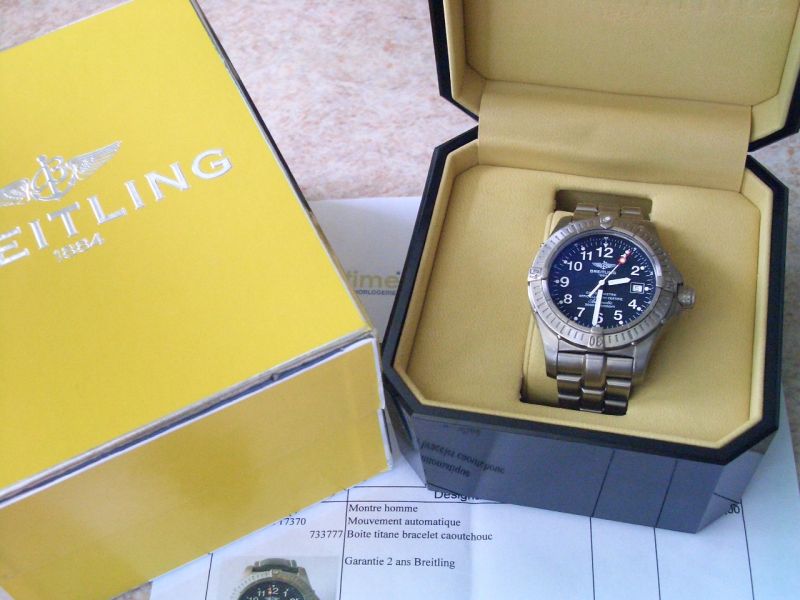 Breitling watch listing