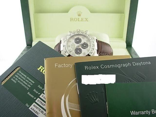 Rolex watch listing