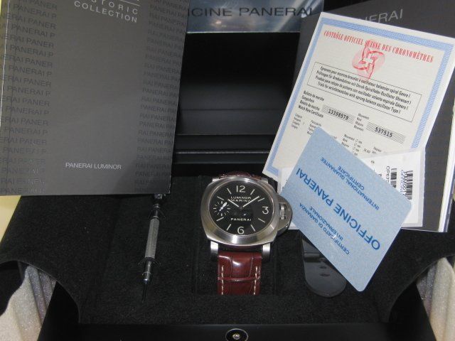 Panerai watch listing