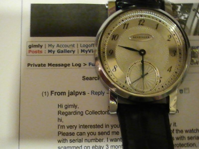 BENZINGER watch listing