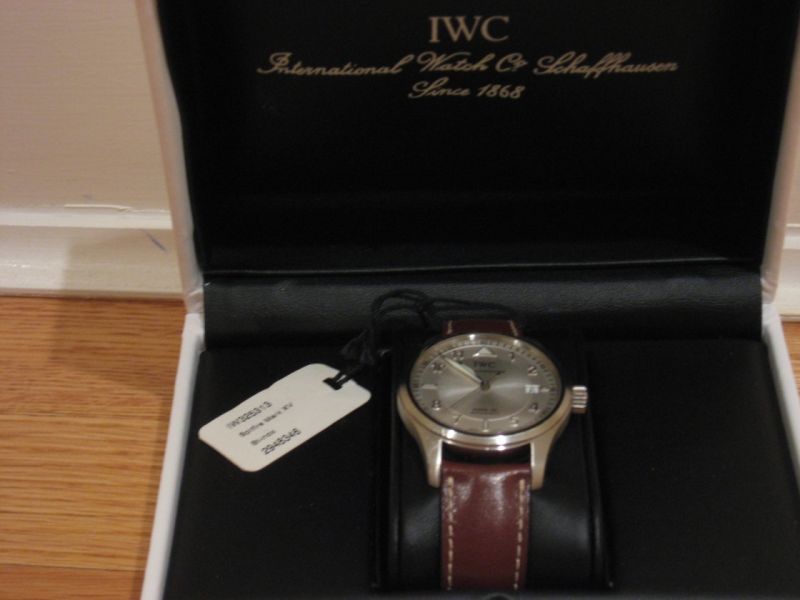 IWC watch listing