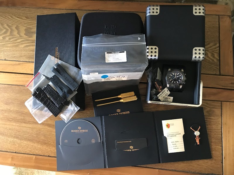 Roger Dubuis watch listing