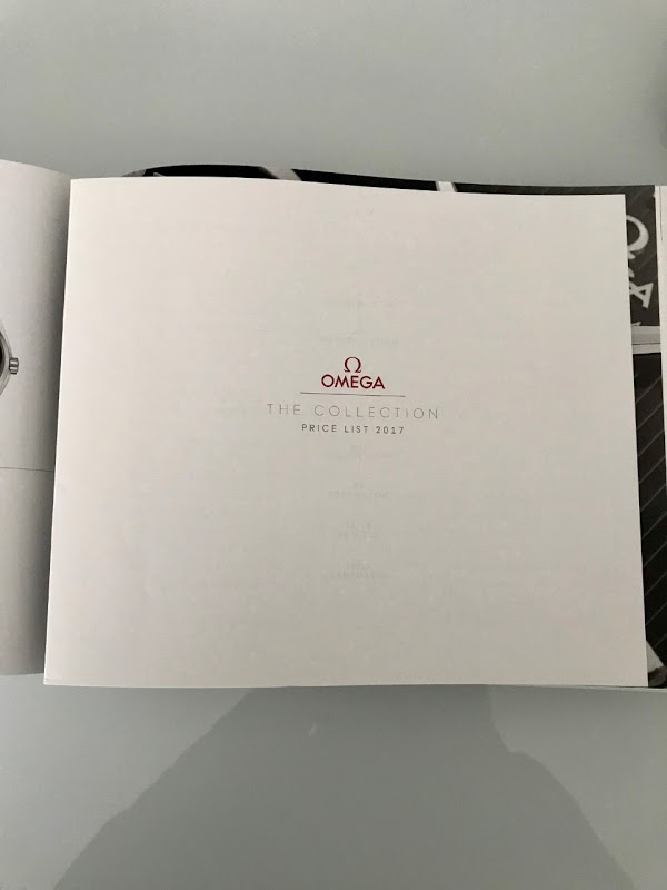 Omega watch listing