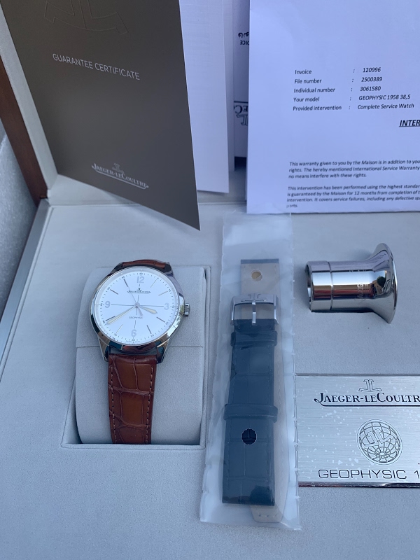 Jaeger LeCoultre watch listing