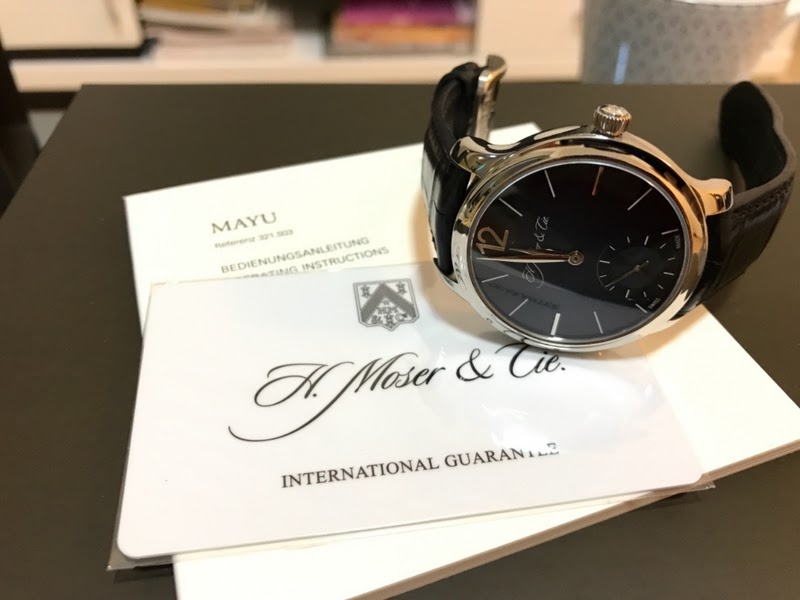 H. Moser watch listing