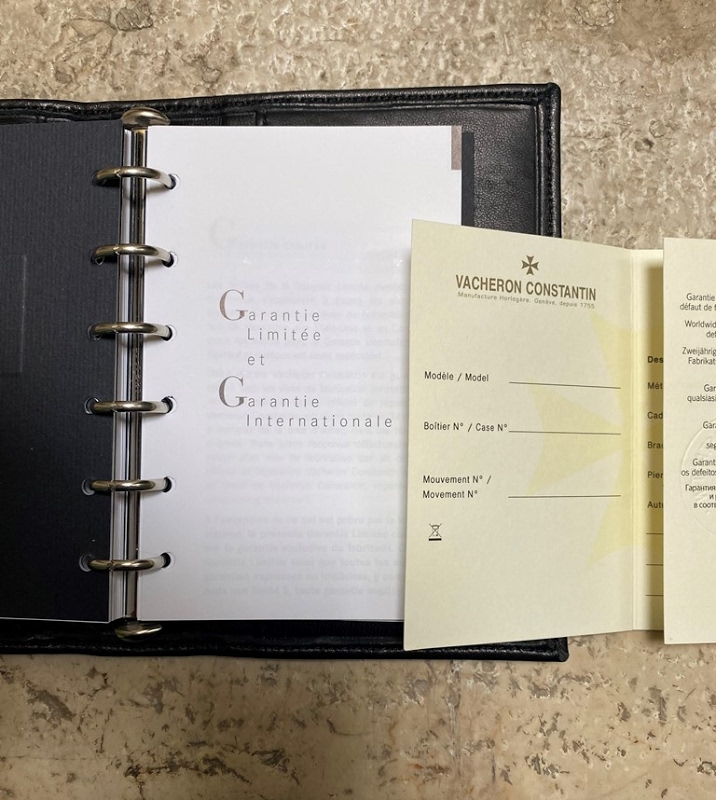 Vacheron Constantin watch listing