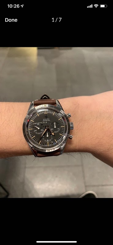 Omega watch listing