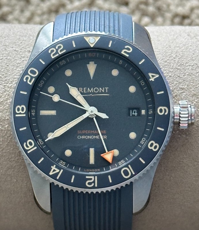 Bremont watch listing