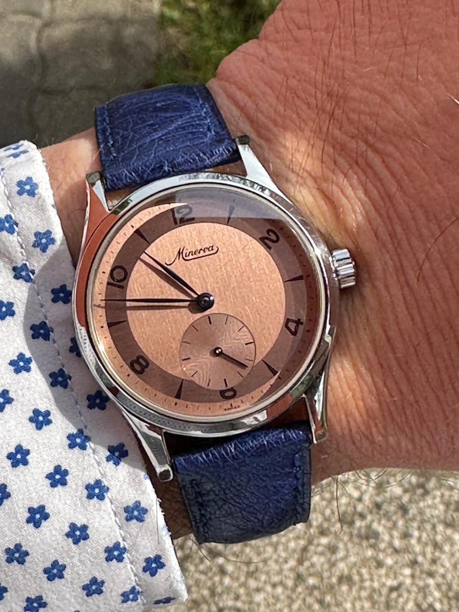 Minerva watch listing