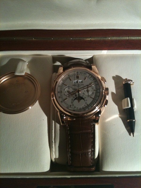 Patek Philippe watch listing
