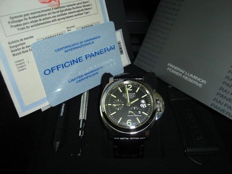 Panerai watch listing