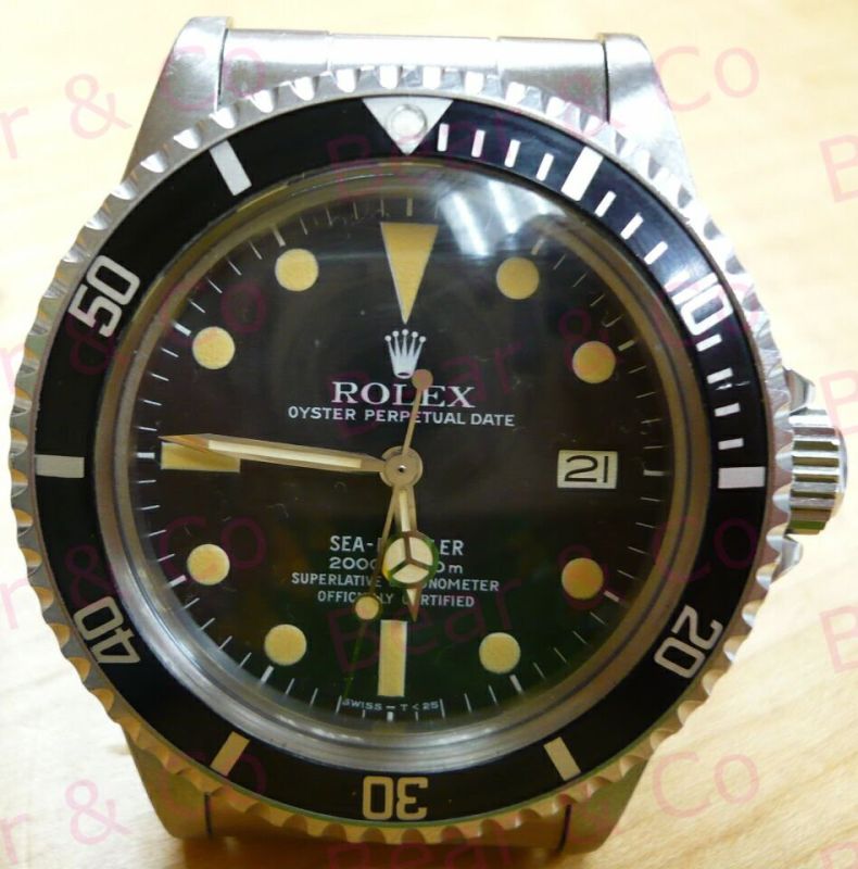 Rolex watch listing