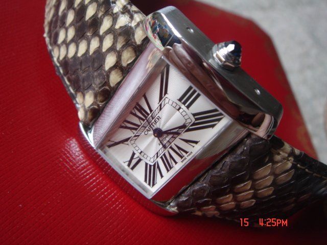 Cartier watch listing