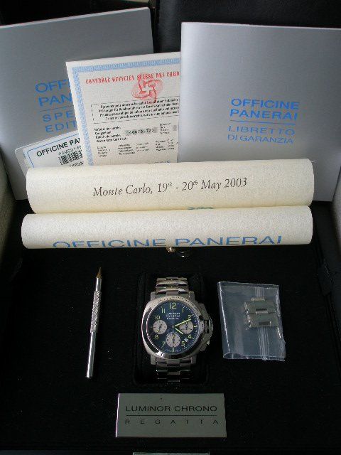 Panerai watch listing