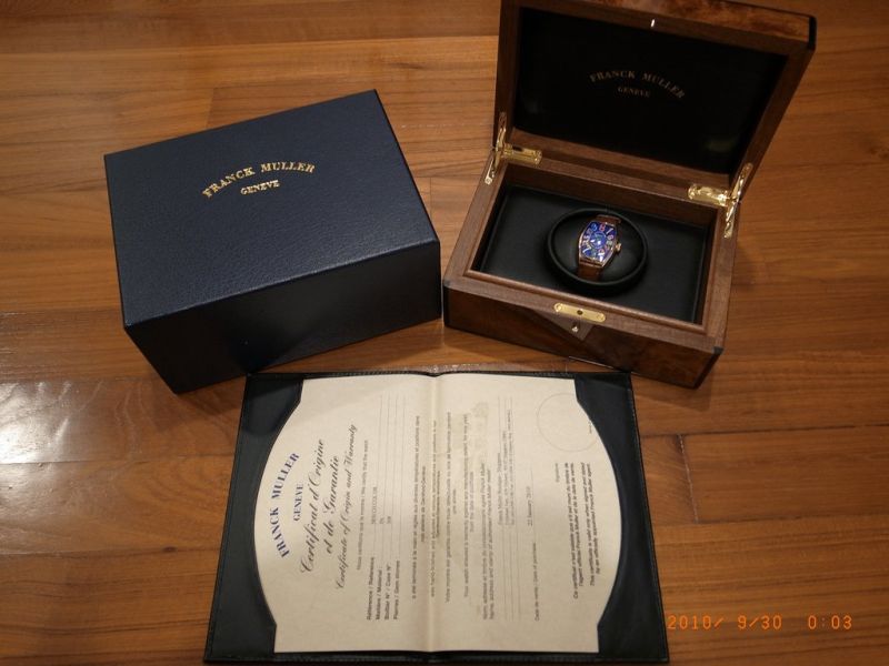 Franck Muller watch listing