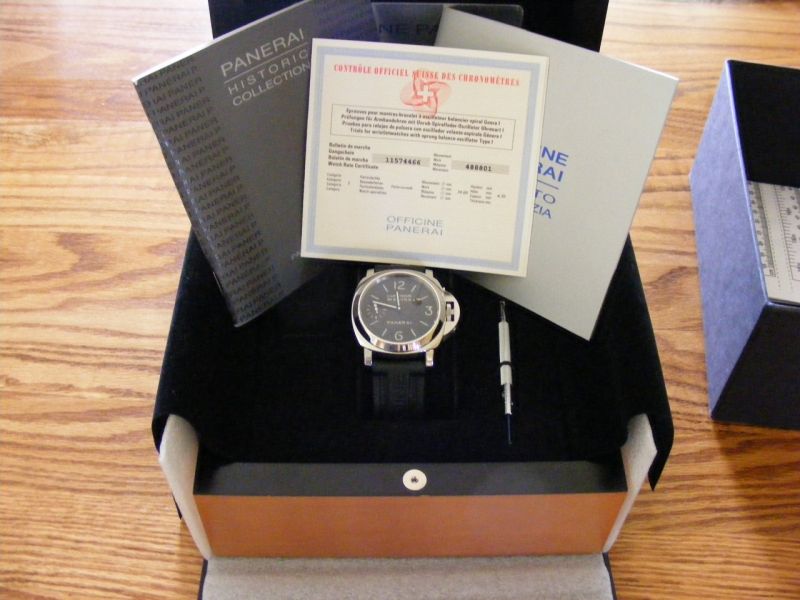Panerai watch listing