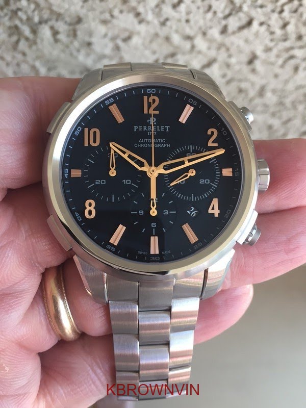 Perrelet Class T Chronograph watch listing