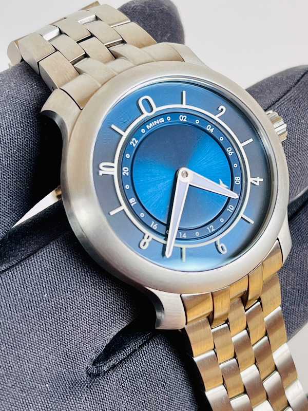 Ming 17.03 GMT Blue watch listing