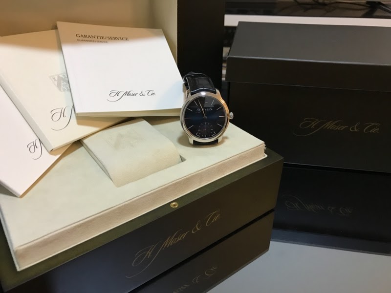 H. Moser watch listing