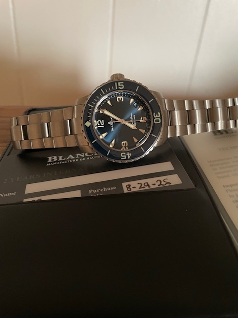 Blancpain watch listing