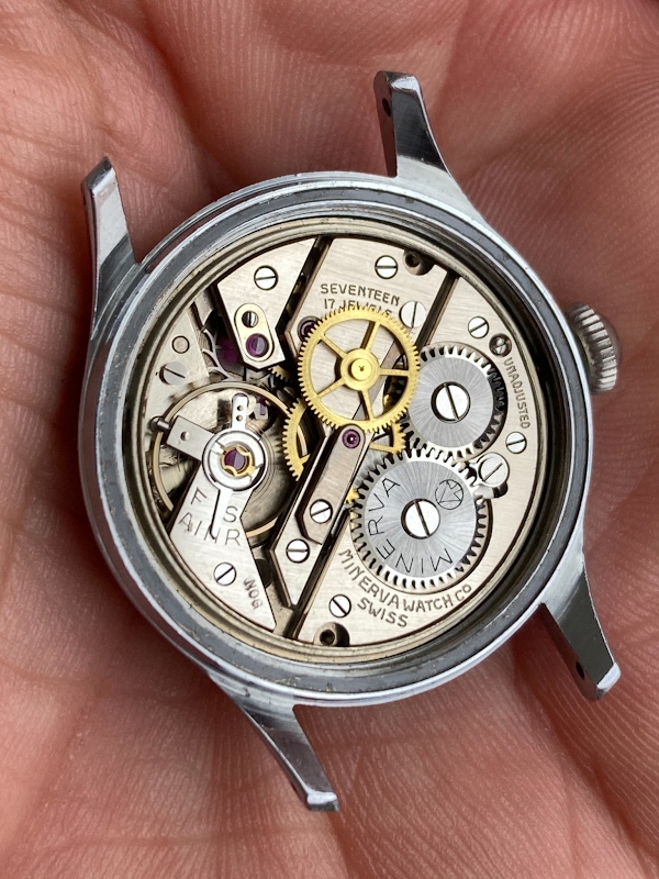 Minerva watch listing