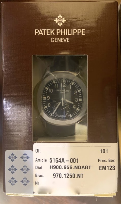 Patek Philippe watch listing