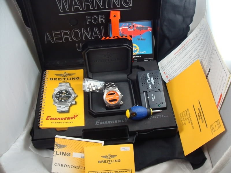 Breitling watch listing