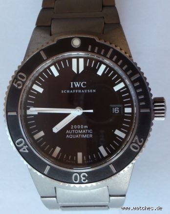 IWC watch listing
