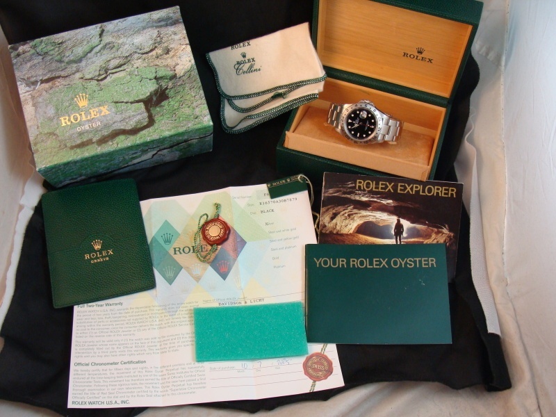 Rolex watch listing