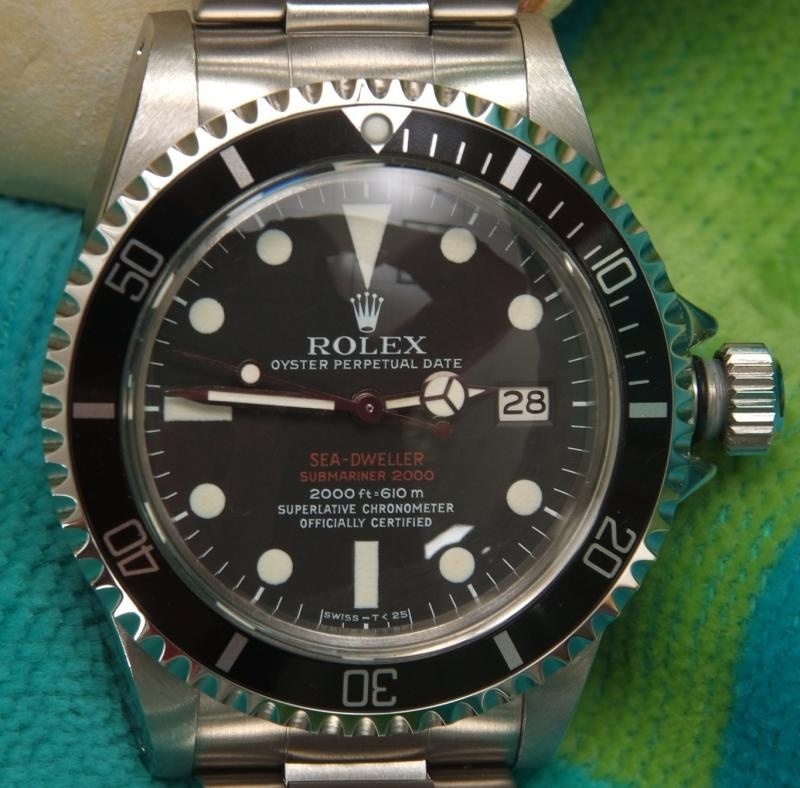 1972 1665 Double Red Sea Dweller Mark III watch listing