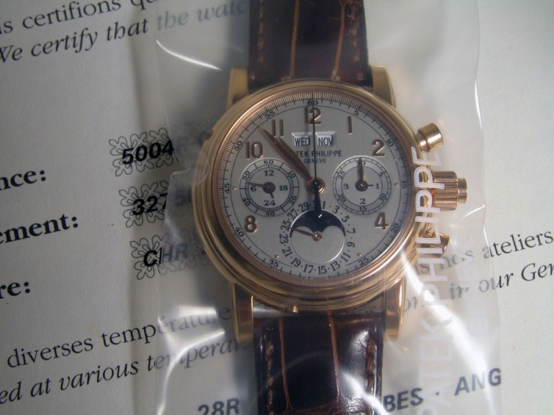 Patek Philippe watch listing