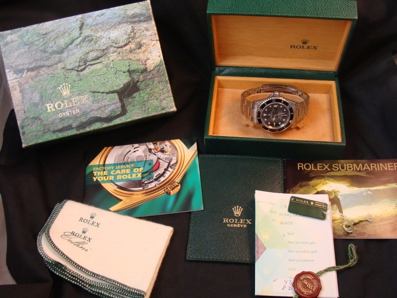 Rolex watch listing