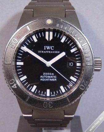 IWC watch listing