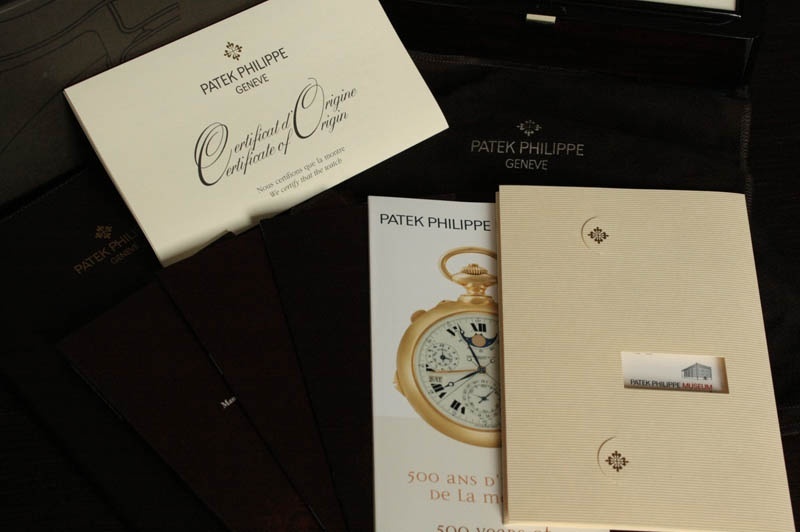 Patek Philippe watch listing