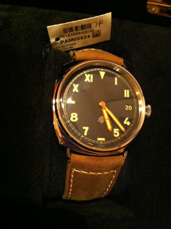 Panerai watch listing
