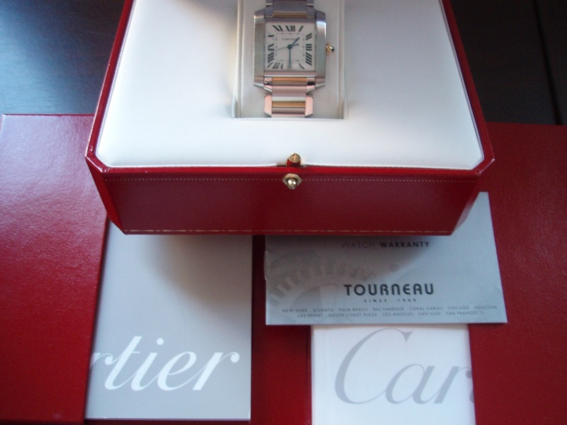 Cartier watch listing