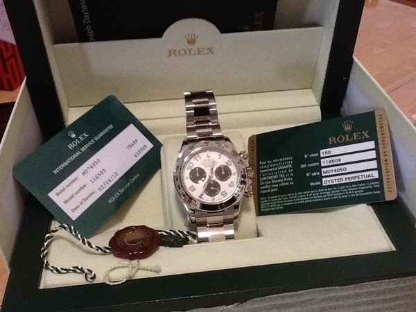 Rolex watch listing