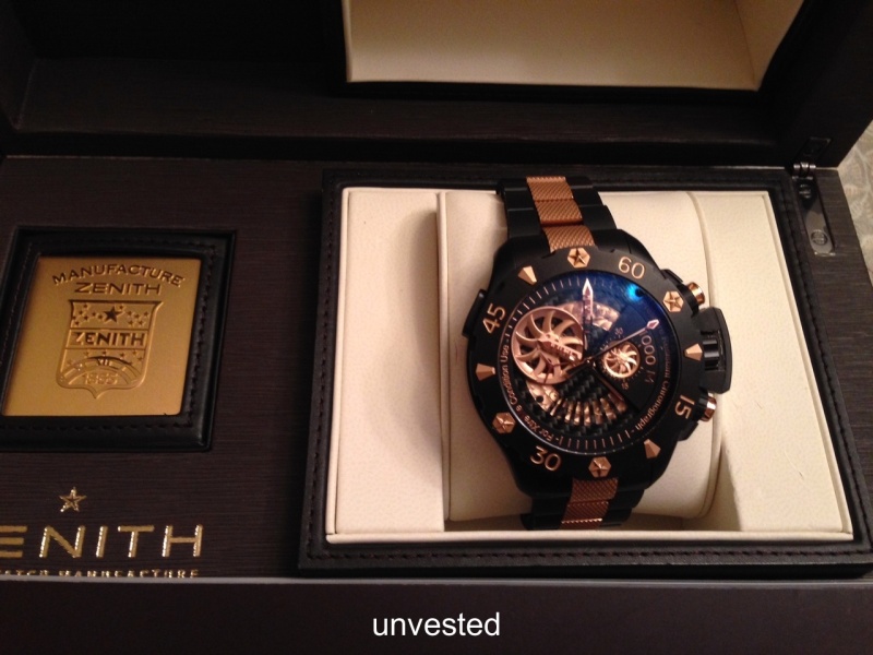 Zenith watch listing